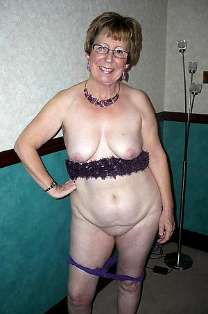 Naughty older mature granny nude photo