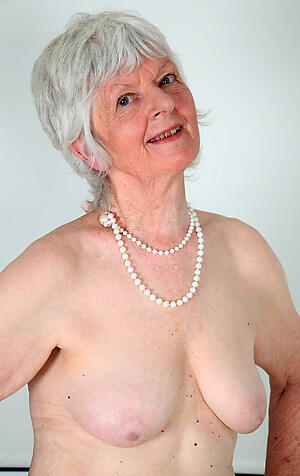 Captivating naked grandma photos